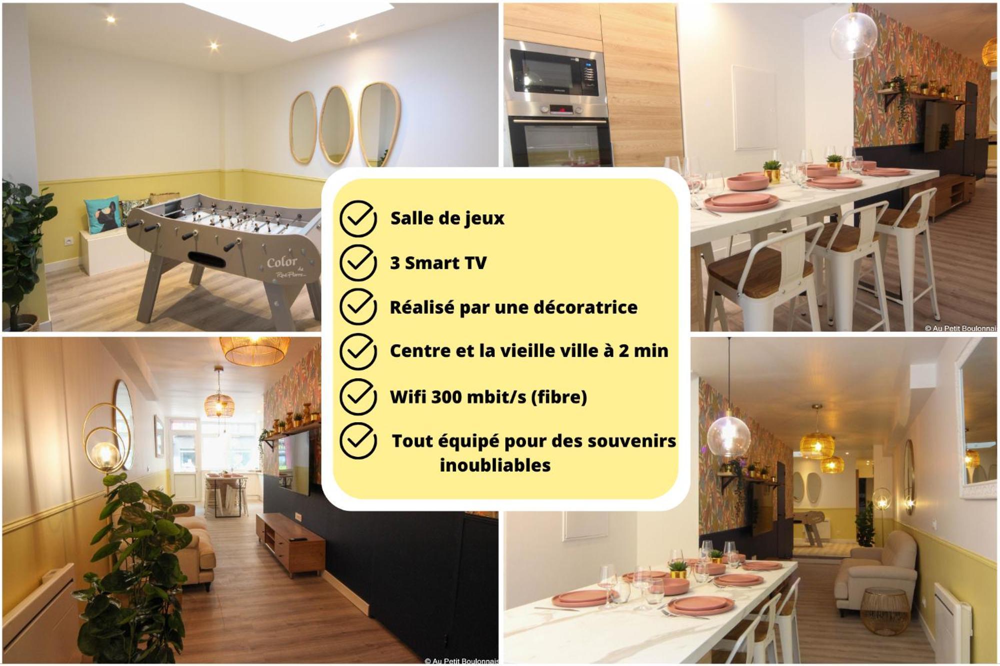 Au Nouveau Boulonnais - 4 Appartements Charmants Pour Couples, Familles Et Groupe D'Amis, Vieille Ville Et Centre Ville De Boulogne Sur Mer 외부 사진